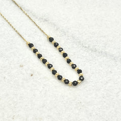 585 Dorika Kette aus Gelbgold 14K – glänzende Oberfläche Detailaufnahme