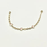 585 Einhorn Kinderarmband aus 14 Karat Gold mit liebevollem Einhorn-Motiv