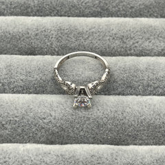 585 Infinity Einstein Ring aus Gelbgold 14K – glänzende Oberfläche Ansicht