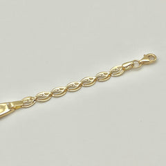 Kinderarmband aus 585 Gold mit Verlängerung und sicherem Karabinerverschluss