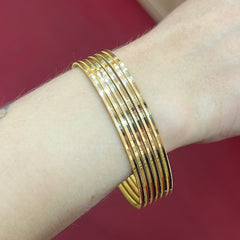 Ajda Armreifen aus 22 Karat Gold – traditionelles Design, verschiedene Gewichte