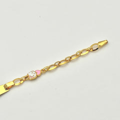 Feines Kinderarmband aus 22 Karat Gold mit sicherem Verschluss