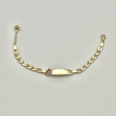 585 Ladybug Kinderarmband aus 14 Karat Gold mit Marienkäfer-Motiv