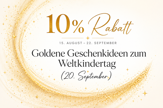 Goldene Geschenkideen zum Weltkindertag (20. September)