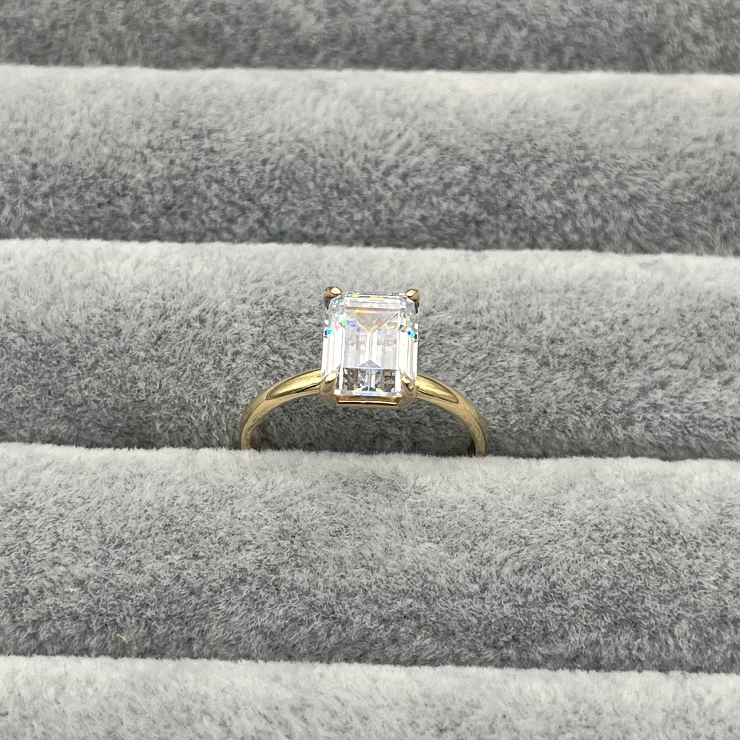 585 Baget Ring aus Gelbgold 14K – Detailaufnahme