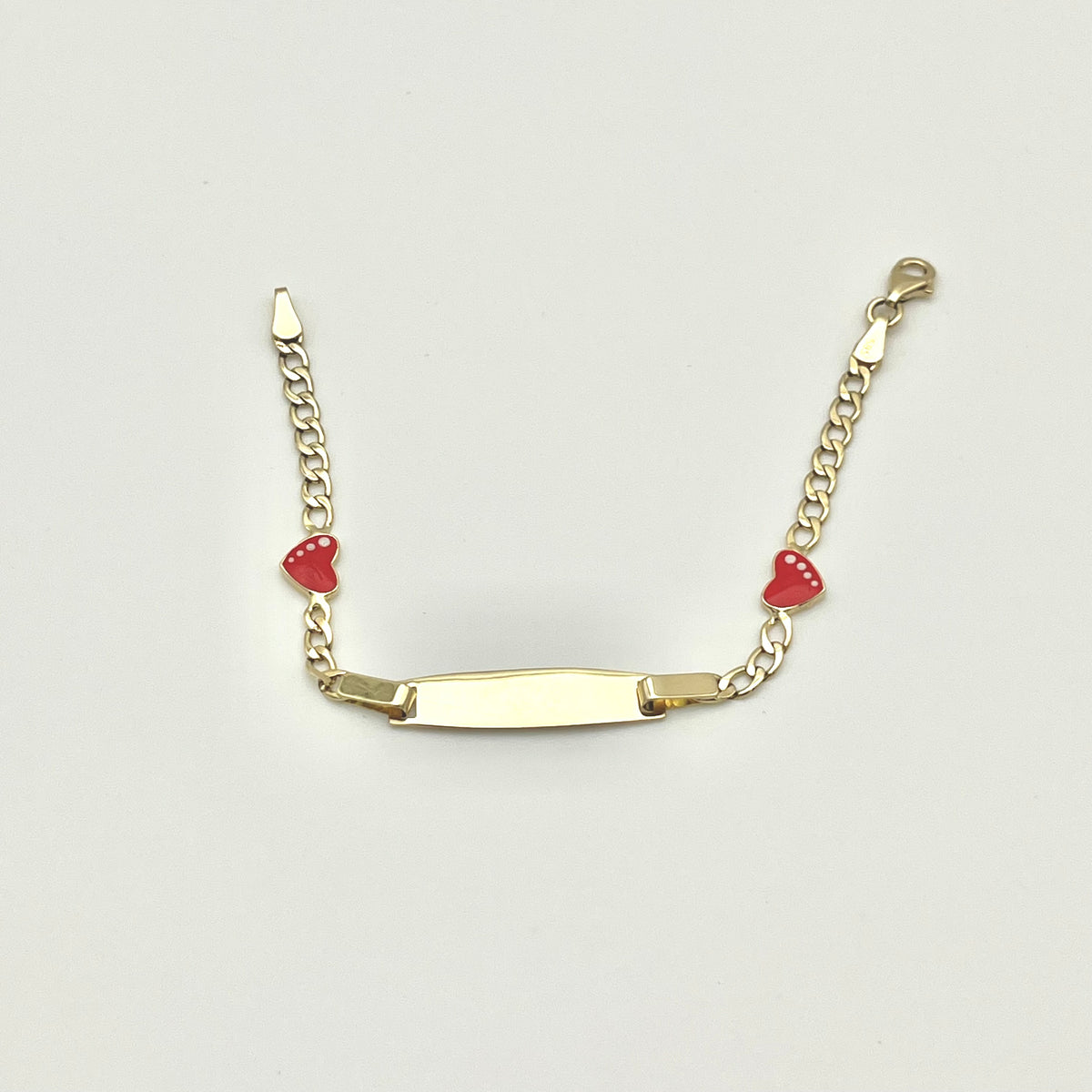 585 Herz Kinderarmband aus 14 Karat Gold mit zartem Herzmotiv