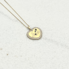 585 Loveglow Kette aus Gelbgold 14K – glänzende Oberfläche Detailaufnahme