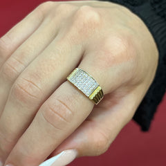 585 Luxaro Ring aus 14 Karat Gold mit Zirkonia – eleganter Damenring im Su Yolu Design