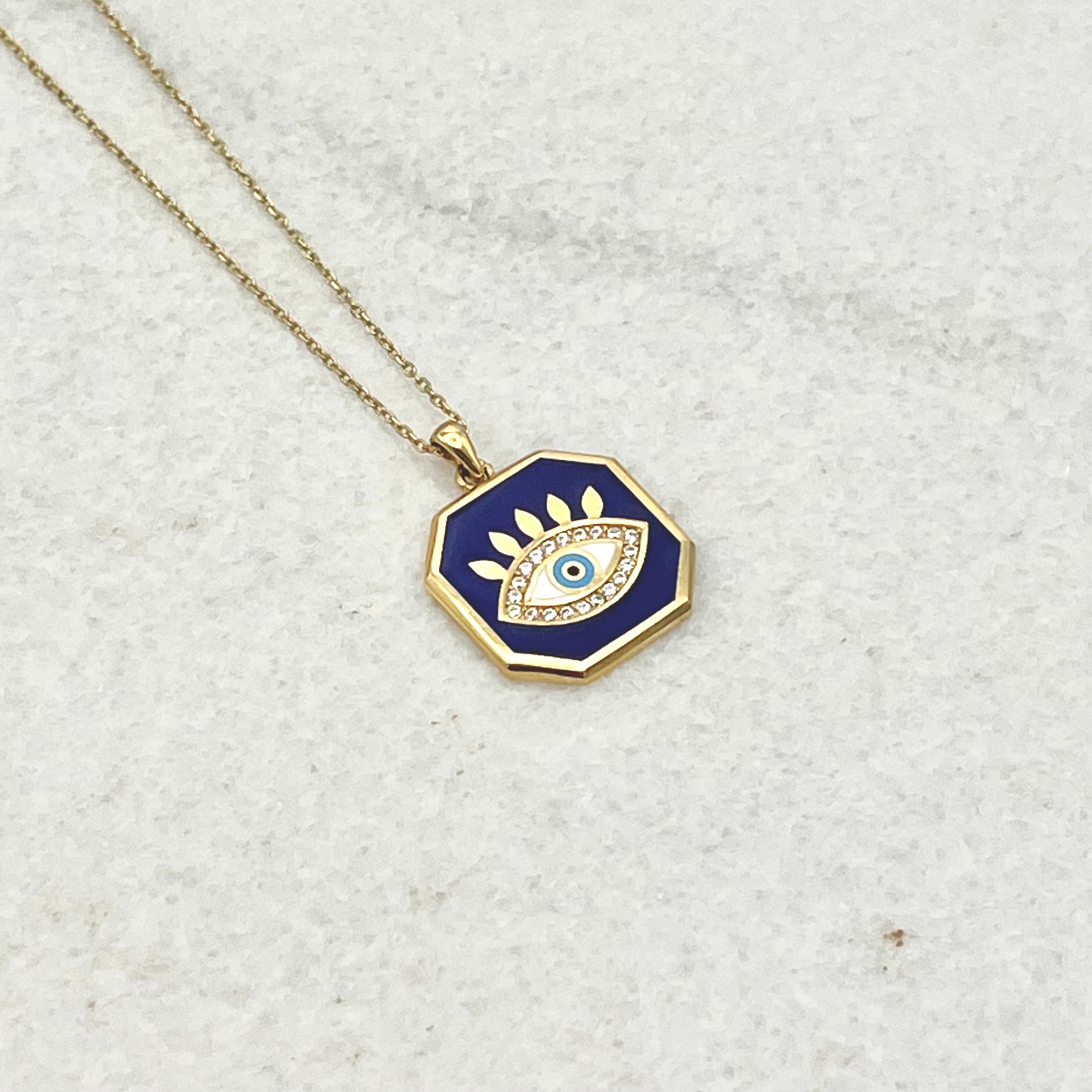 585 Mystika Kette aus Gelbgold 14K – glänzende Oberfläche Detailaufnahme