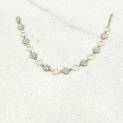 585 Shiny Armband aus Gelbgold 14K – feine Glieder & Verschluss Detail