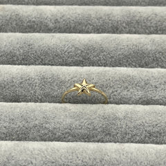 585 Stellina Ring aus Gelbgold 14K – vollständige Ansicht