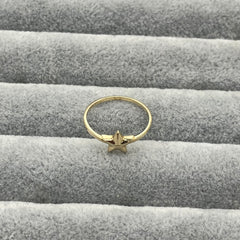 585 Stellina Ring aus Gelbgold 14K – Zirkonia Detailansicht