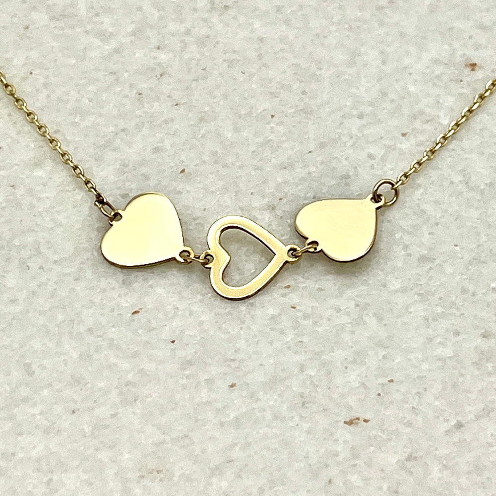 585 Trilove Armband aus Gelbgold 14K – vollständige Ansicht