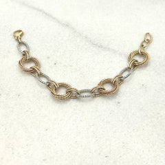 585 Verona Armband aus Gelbgold 14K – feine Kettendetails