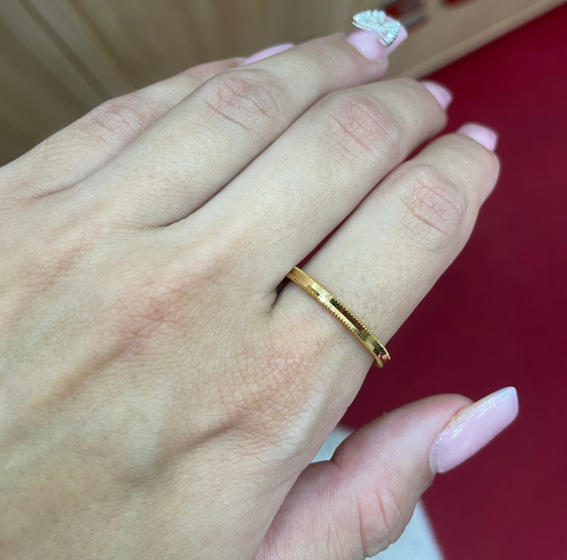 916 Ajda Ring aus 22 Karat Gold für Damen