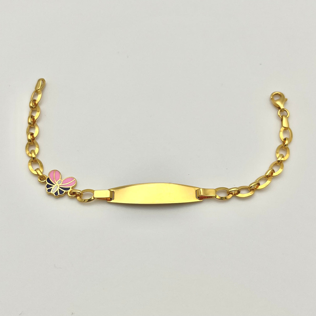 916 Butterfly Kinderarmband aus 22 Karat Gold mit zartem Schmetterlingsmotiv