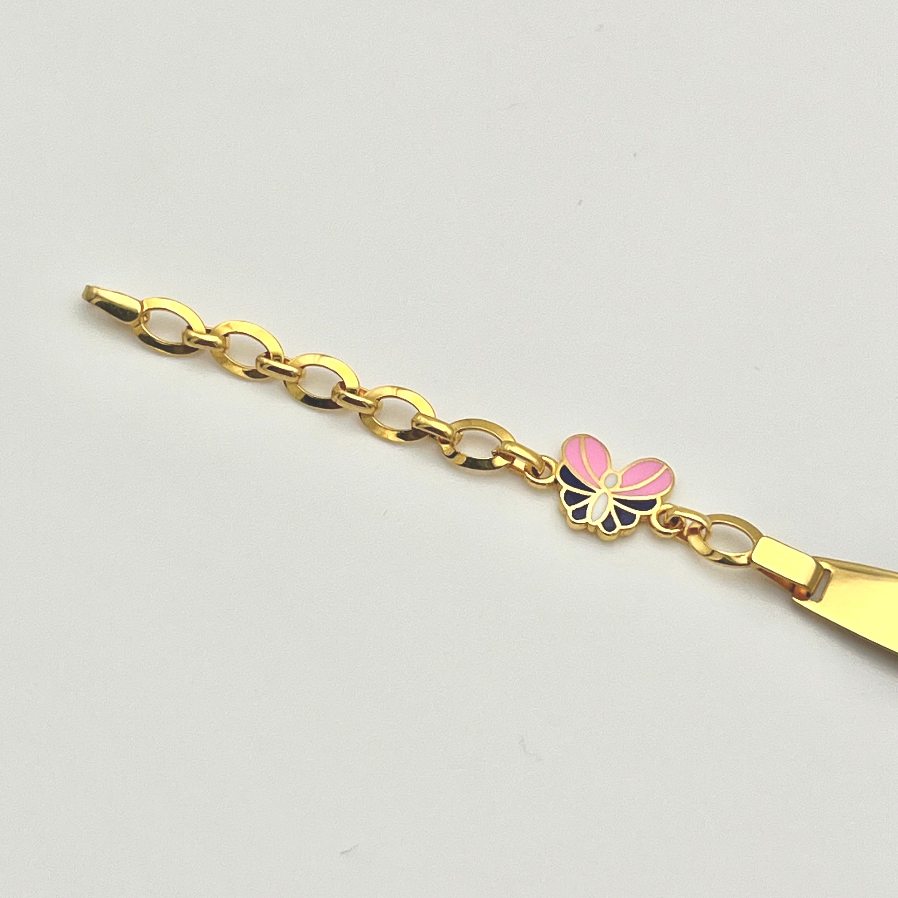 Feines Kinderarmband aus 22 Karat Gold mit sicherem Verschluss